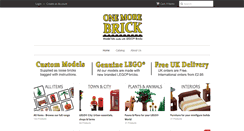 Desktop Screenshot of onemorebrick.com